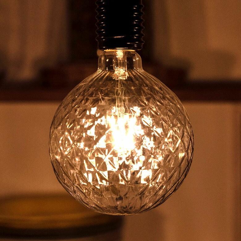 LED電球 E26口金 暖色系 エジソン電球 クリア レトロランプ 照明 裸