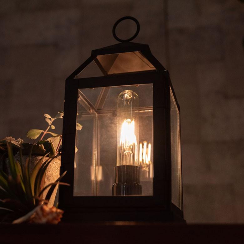 LED電球 E26口金 クリア レトロランプ 暖色系 エジソン電球 照明 裸電球 直径3cm ライト 試験管形 縦長 照明器具 98412 | ブランド登録なし | 10