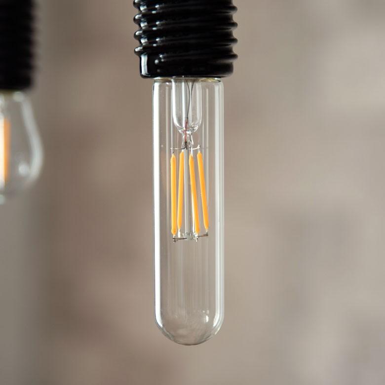LED電球 E26口金 クリア レトロランプ 暖色系 エジソン電球 照明 裸電球 直径3cm ライト 試験管形 縦長 照明器具 98412 | ブランド登録なし | 14