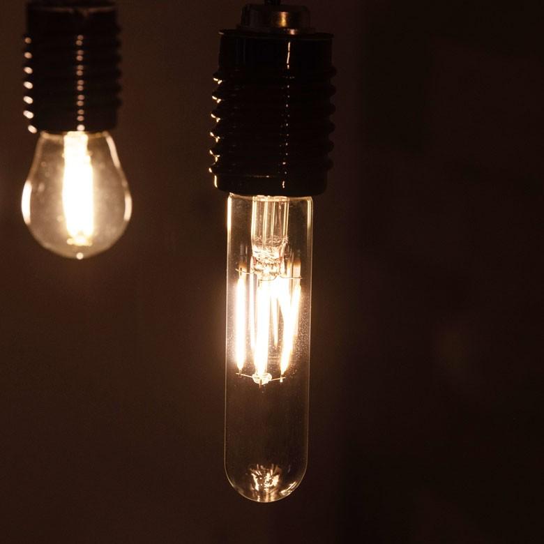LED電球 E26口金 クリア レトロランプ 暖色系 エジソン電球 照明 裸電球 直径3cm ライト 試験管形 縦長 照明器具 98412 | ブランド登録なし | 15