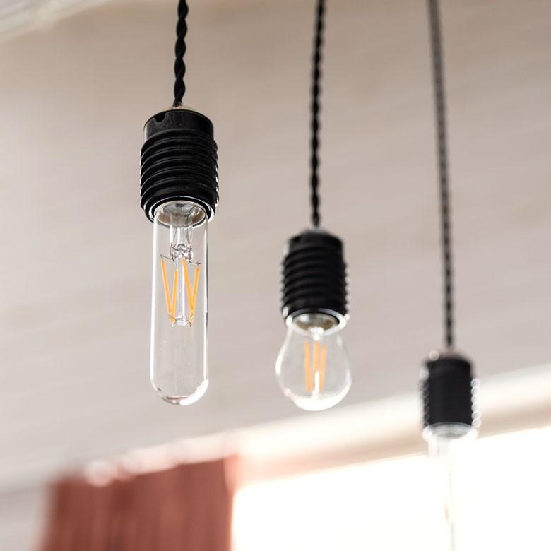 LED電球 E26口金 クリア レトロランプ 暖色系 エジソン電球 照明 裸電球 直径3cm ライト 試験管形 縦長 照明器具 98412 | ブランド登録なし | 06