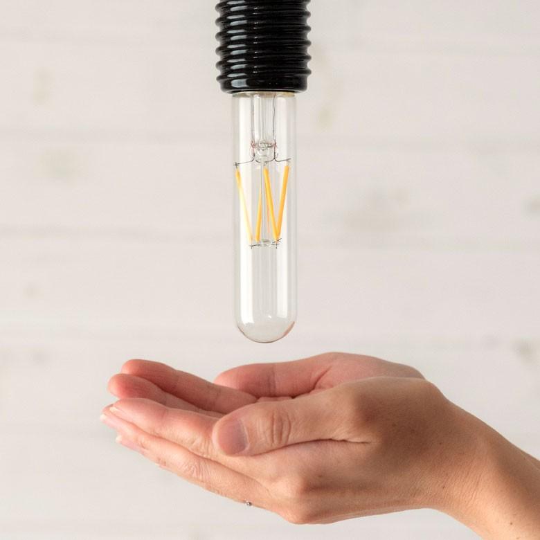 LED電球 E26口金 クリア レトロランプ 暖色系 エジソン電球 照明 裸電球 直径3cm ライト 試験管形 縦長 照明器具 98412 | ブランド登録なし | 07