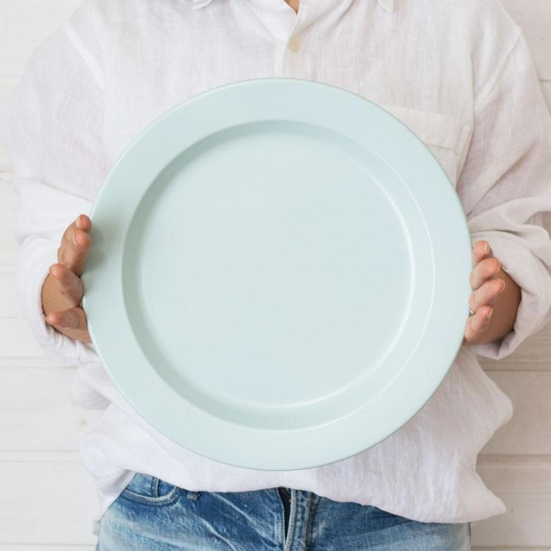 プレ−ト 皿 平皿 ホーロー 食器 大皿 直径約30cm プラットチャンプ 直火可 アウトドア キャンプ 北欧 おしゃれ パステルカラー キッチン用品 98503 | ブランド登録なし | 06