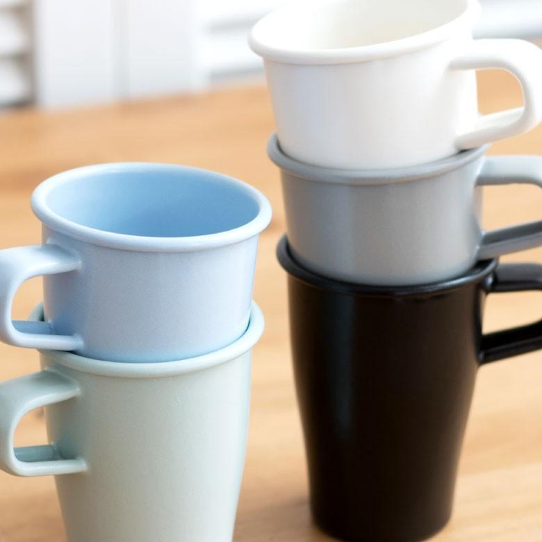 マグカップ ホーロー 320ml カップ タンブラー マグ 食器 プラットチャンプ ナチュラル 持ち手付き ホーロー食器 耐熱 キャンプ アウトドア キッチン用品 98504 | ブランド登録なし | 12