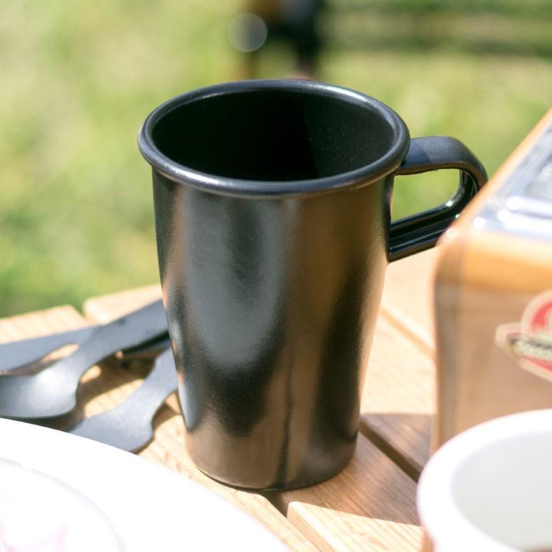 マグカップ ホーロー 320ml カップ タンブラー マグ 食器 プラットチャンプ ナチュラル 持ち手付き ホーロー食器 耐熱 キャンプ アウトドア キッチン用品 98504 | ブランド登録なし | 14