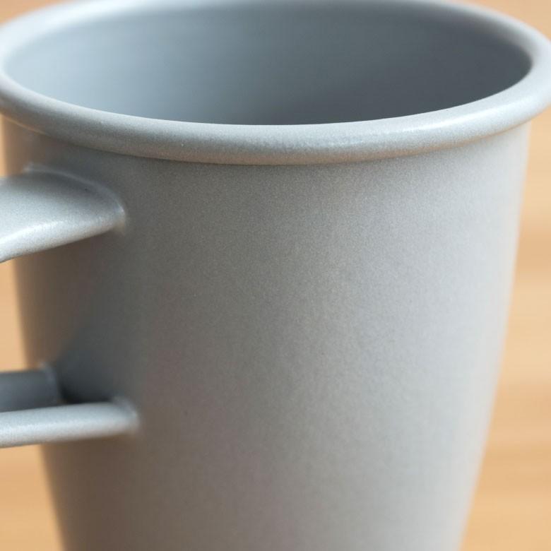 マグカップ ホーロー 320ml カップ タンブラー マグ 食器 プラットチャンプ ナチュラル 持ち手付き ホーロー食器 耐熱 キャンプ アウトドア キッチン用品 98504 | ブランド登録なし | 16