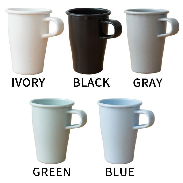 マグカップ ホーロー 320ml カップ タンブラー マグ 食器 プラットチャンプ ナチュラル 持ち手付き ホーロー食器 耐熱 キャンプ アウトドア キッチン用品 98504 | ブランド登録なし | 18