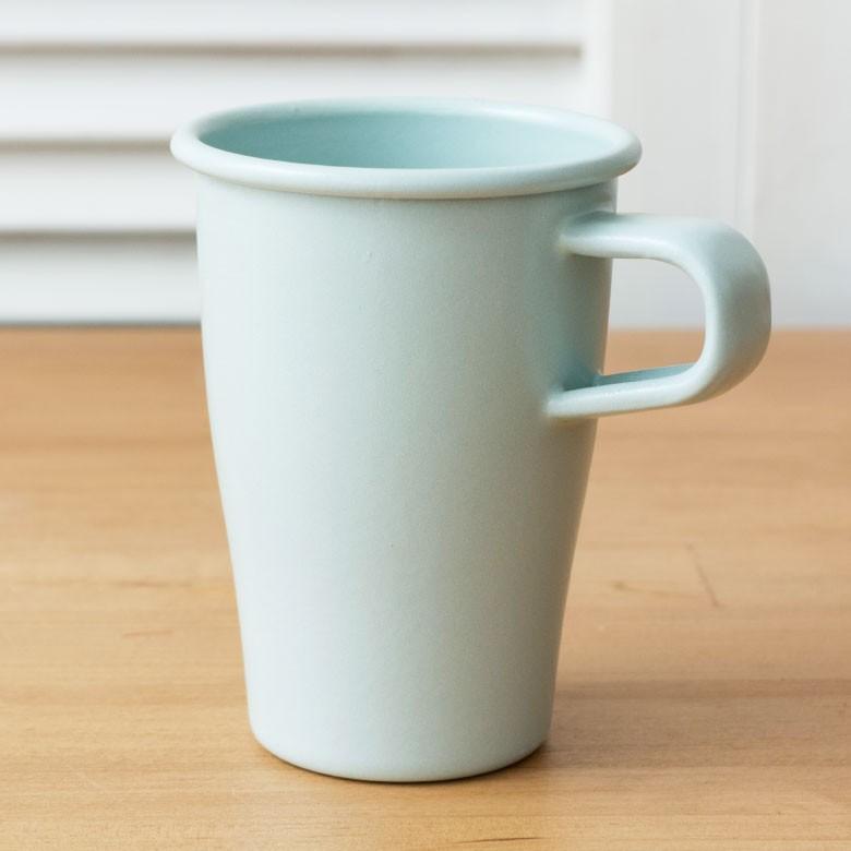 マグカップ ホーロー 320ml カップ タンブラー マグ 食器 プラットチャンプ ナチュラル 持ち手付き ホーロー食器 耐熱 キャンプ アウトドア キッチン用品 98504 | ブランド登録なし | 08