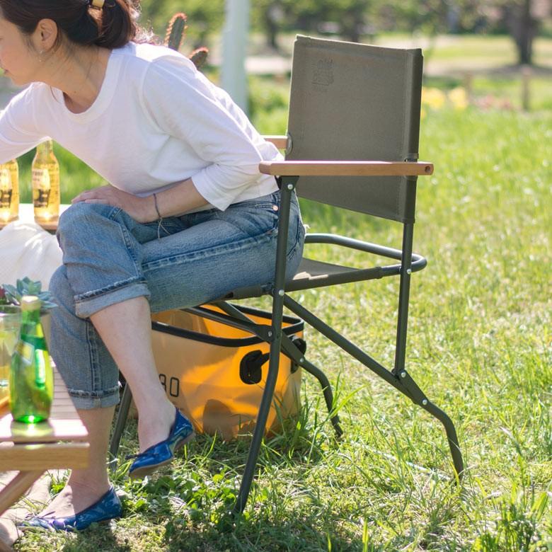 アウトドアチェア 折り畳み椅子 フォールディングチェア 折りたたみ プラットチャンプ アルミ/スチール製 肘付き キャンバス地 イス キャンピングチェア 98506 | ブランド登録なし | 01