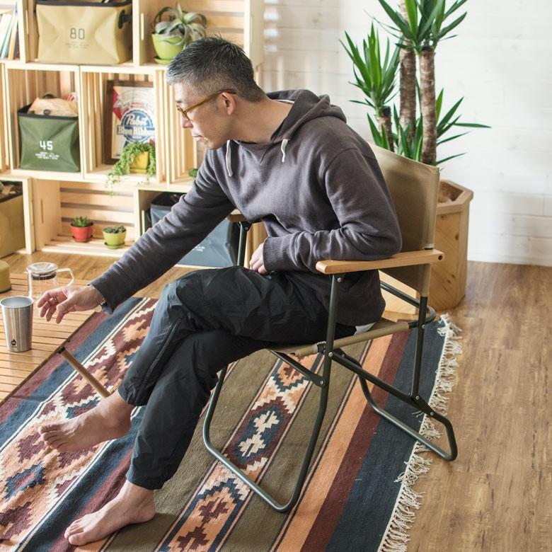 アウトドアチェア 折り畳み椅子 フォールディングチェア 折りたたみ プラットチャンプ アルミ/スチール製 肘付き キャンバス地 イス キャンピングチェア 98506 | ブランド登録なし | 13