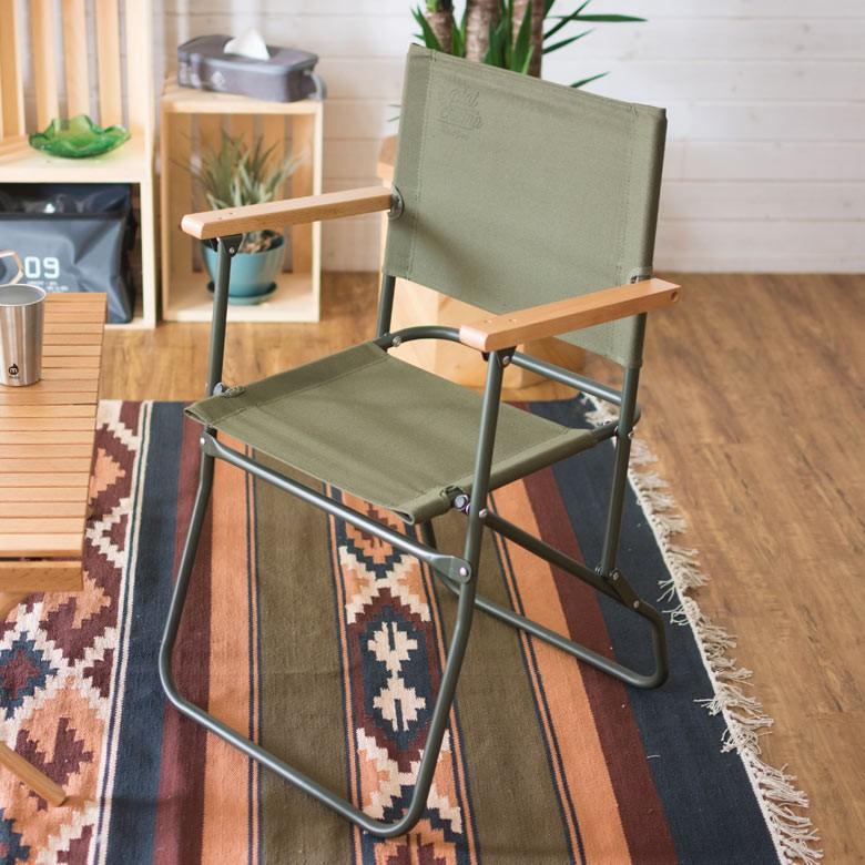 アウトドアチェア 折り畳み椅子 フォールディングチェア 折りたたみ プラットチャンプ アルミ/スチール製 肘付き キャンバス地 イス キャンピングチェア 98506 | ブランド登録なし | 05
