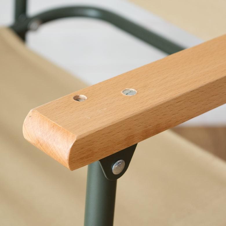 アウトドアチェア 折り畳み椅子 フォールディングチェア 折りたたみ プラットチャンプ アルミ/スチール製 肘付き キャンバス地 イス キャンピングチェア 98506 | ブランド登録なし | 08