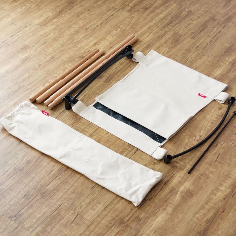 アウトドアチェア 折り畳み椅子 軽量 折りたたみ 天然木製 キャンバス地 収納袋付 椅子 イス キャンプ用 キャンピング チェア フォールディング おしゃれ 98600 | ブランド登録なし | 04