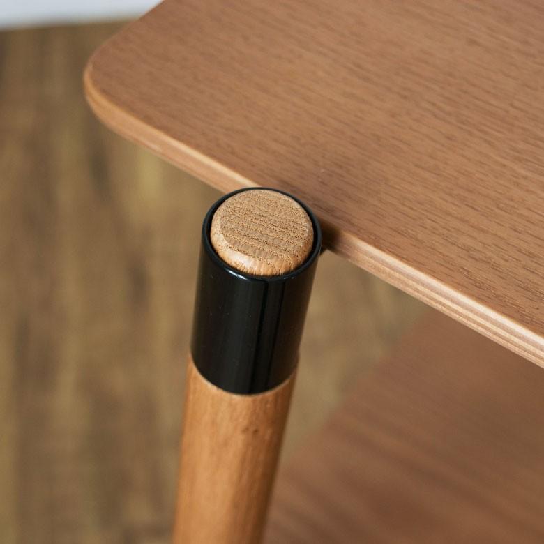 ラック オープンラック キャンプラック 木製 2段 幅70cm 奥行