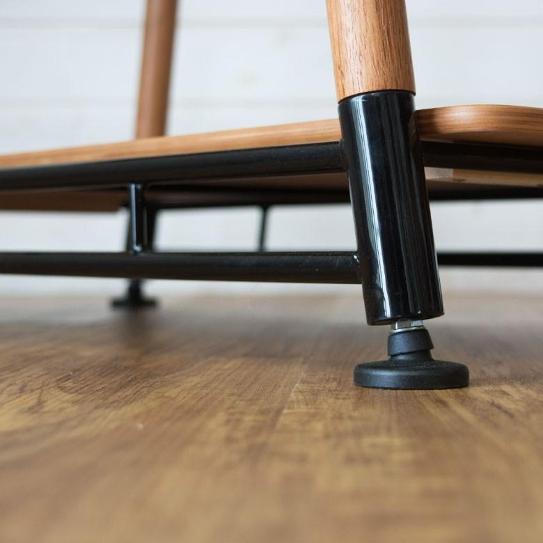 ラック オープンラック キャンプラック 木製 2段 幅70cm 奥行