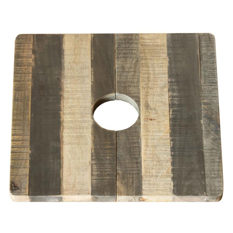 プランツテーブル ガーデンテーブル テーブル 天然木製 角型 45cm × 45cm チーク マンゴー アウトドア コーヒーテーブル 観葉植物 ガーデニング 98607 | ブランド登録なし | 13