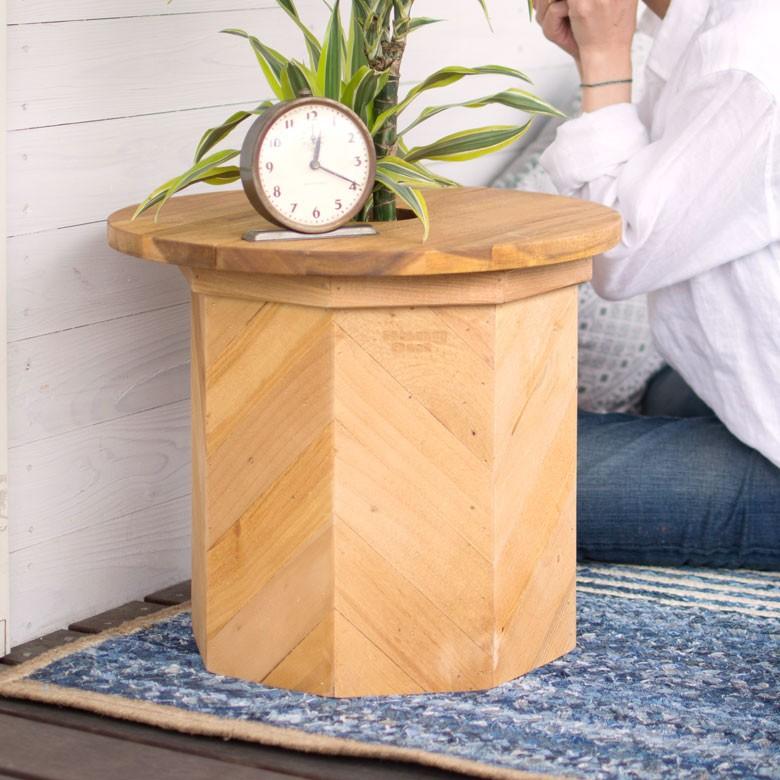 8号サイズ用植木鉢カバーマーブル　木製スタンド付き 8号サイズ用植木鉢カバーマーブル 木製スタンド付き