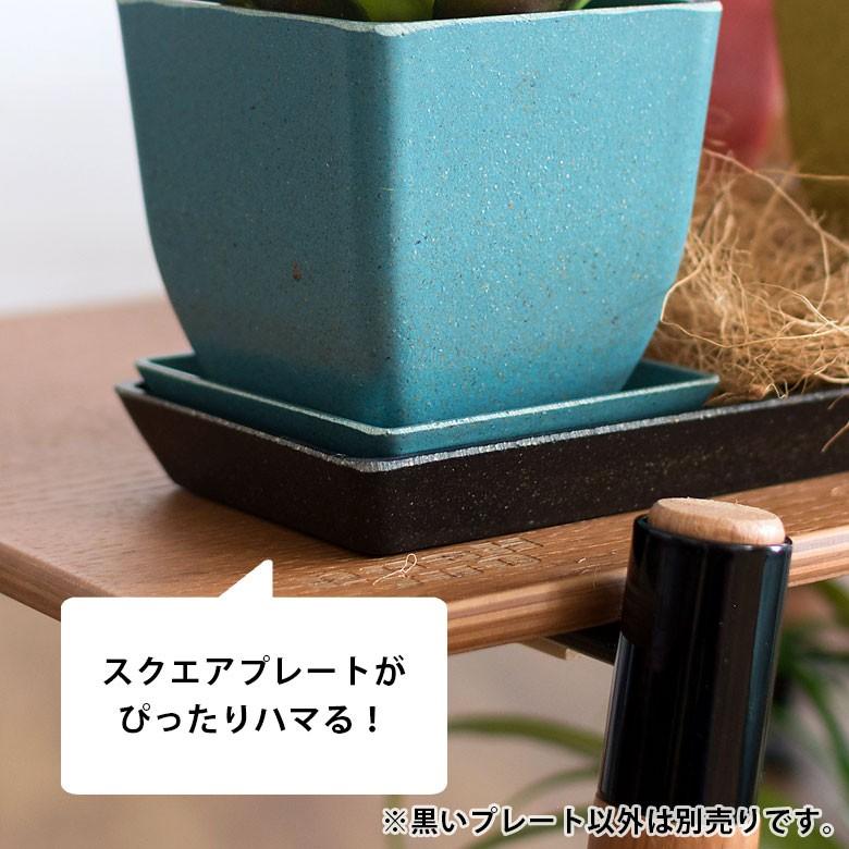 植木鉢プレート エコプレート 植木鉢用 受け皿 鉢皿 スクエア形 ソーサー 浅皿 ポットソーサー 四角 ガーデニング 園芸 花 観葉植物 ベランダ おしゃれ 98706 | ブランド登録なし | 02