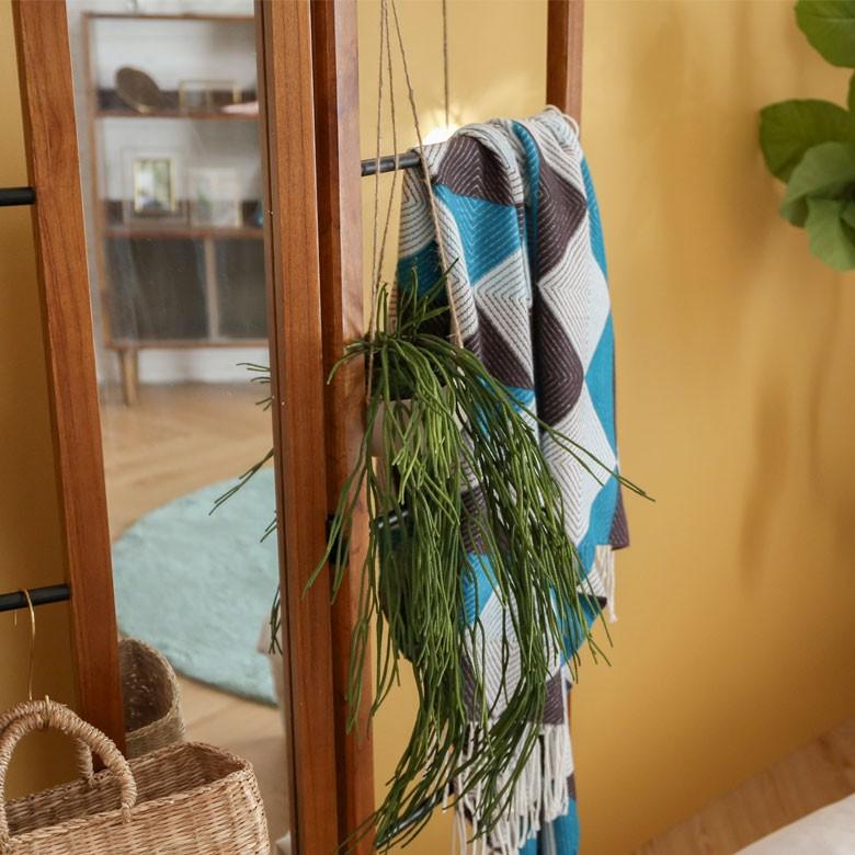 フェイクグリーン 造花 ハンギング ポット付き グリーン 観葉植物 50cm ハンギングポット 陶器 吊り下げ インテリア おしゃれ 98909 | ブランド登録なし | 07