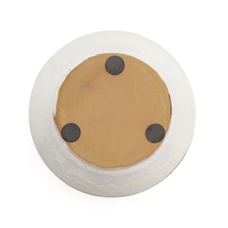 植木鉢 鉢カバー プランターカバー 直径13.5cm 陶器 入れ物 テラコッタ ポット ミニ ガーデン雑貨 インテリア ブラウン ホワイト グレー 98911 | ブランド登録なし | 12