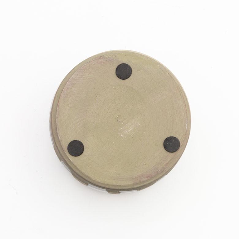 プランターカバー 鉢カバー 直径約13.5cm 陶器 テラコッタボーダー グレー ブラック ガーデンポット インテリア 98913 | ブランド登録なし | 04