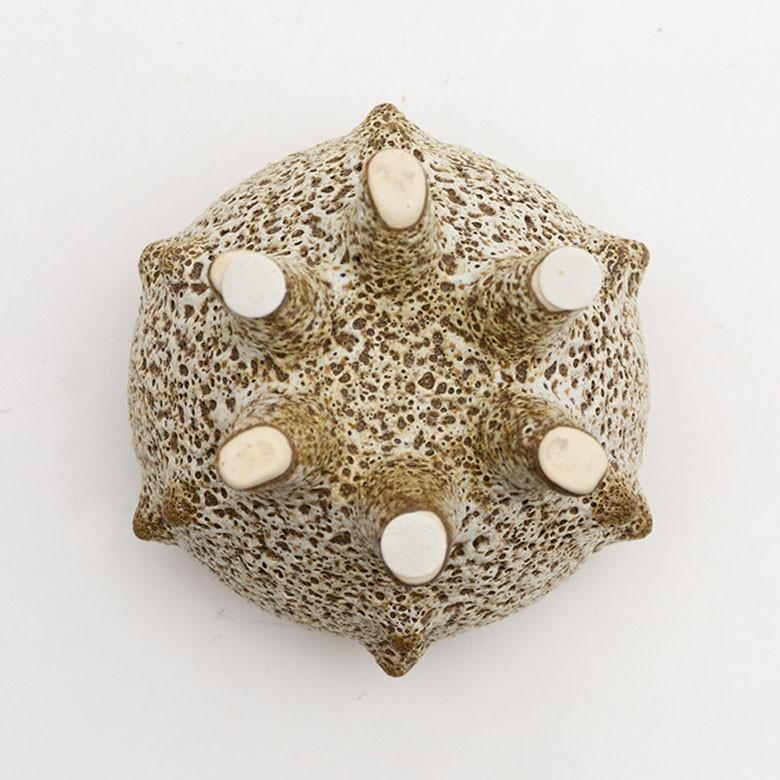 植木鉢 鉢カバー プランターカバー 直径11cm 陶器 テラコッタ ポット ミニ ガーデン雑貨 インテリア ブラウン 脚付き おしゃれ 98914 | ブランド登録なし | 03