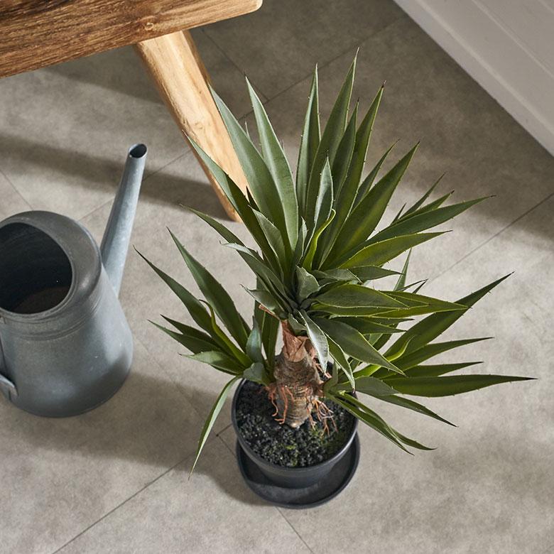 フェイク グリーン アガベ 高さ 58cm 観葉 植物 アーティフィシャル プランツ リュウゼツラン ポット 付 人工 多肉 おしゃれ リゾート 雑貨 造花 西海岸 98923 | ブランド登録なし | 04