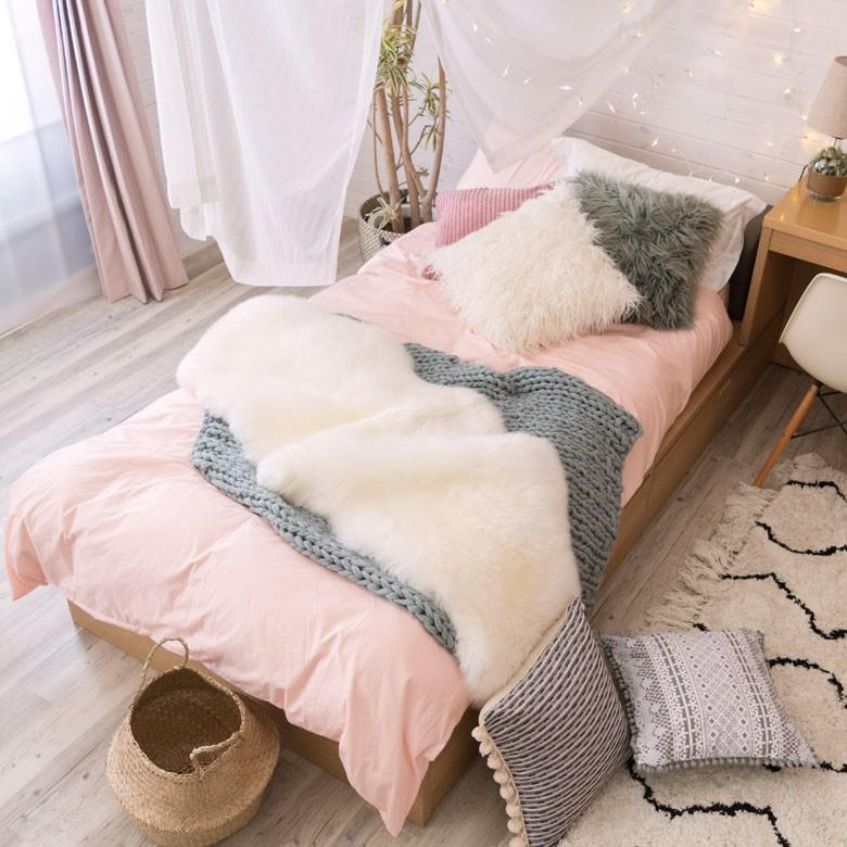 ボックスシーツ 布団カバー3点セット セミダブルベッド用 枕カバー 綿 カバーリング 洗い替え用 内ズレ防止ヒモ付き ファスナー 全周ゴム おしゃれ 99001 | ブランド登録なし | 03