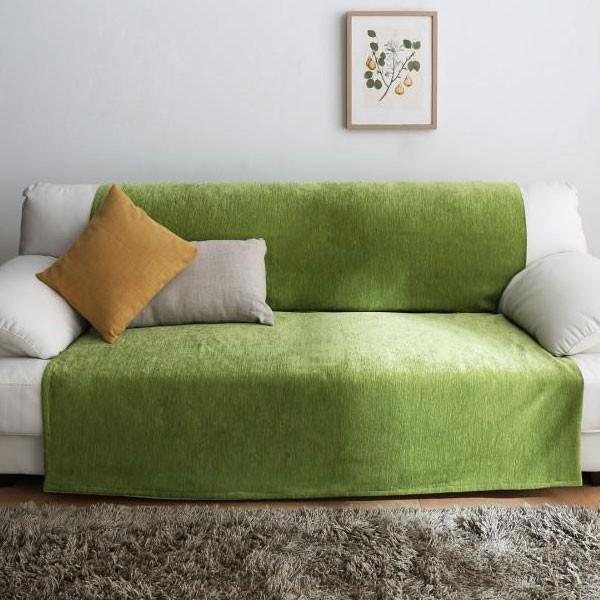 マルチカバー 正方形 約190×190cm  ポリエステル100% ソファーカバー テーブルクロス 布 無地 光沢 柔らか 99072 | ブランド登録なし | 13