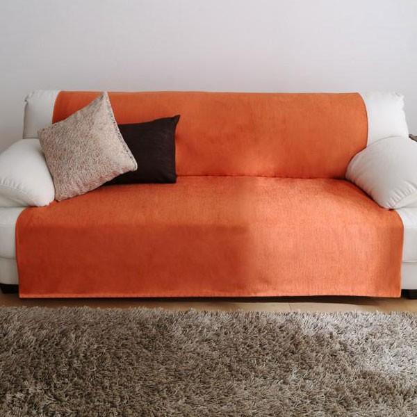 マルチカバー 正方形 約190×190cm  ポリエステル100% ソファーカバー テーブルクロス 布 無地 光沢 柔らか 99072 | ブランド登録なし | 17