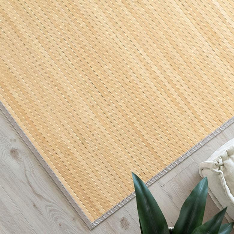 バンブーラグ ラグ 竹 約 W 140cm D 200cm ２畳 ナチュラル ブラウン 長方形 竹ラグ 涼感 天然素材 無垢 バンブー 涼しい 夏 夏用 吸湿 おしゃれ 99073 | ブランド登録なし | 12