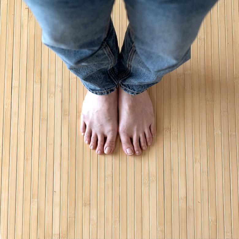 バンブーラグ ラグ 竹 約 W 140cm D 200cm ２畳 ナチュラル ブラウン 長方形 竹ラグ 涼感 天然素材 無垢 バンブー 涼しい 夏 夏用 吸湿 おしゃれ 99073 | ブランド登録なし | 17