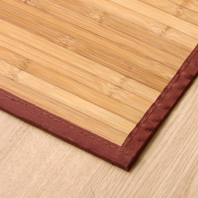 バンブーラグ ラグ 竹 約 W 200cm D 240cm ３畳 ナチュラル ブラウン 長方形竹ラグ 涼感 天然素材 無垢 バンブー 涼しい 夏 夏用 吸湿 おしゃれ 99074 | ブランド登録なし | 15