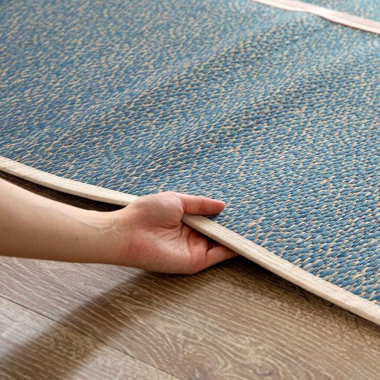 い草ラグ い草 ラグ 約 W 180cm D 180cm 薄手 抗カビ 消臭 鎮静 抗菌 天然素材 敷物 ひんやり 夏 和 和モダン インテリア 涼しい おしゃれ マット 99076 | ブランド登録なし | 16