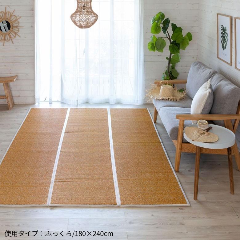 い草ラグ い草 ラグ 約 W 180cm D 180cm 薄手 抗カビ 消臭 鎮静 抗菌 天然素材 敷物 ひんやり 夏 和 和モダン インテリア 涼しい おしゃれ マット 99076 | ブランド登録なし | 05