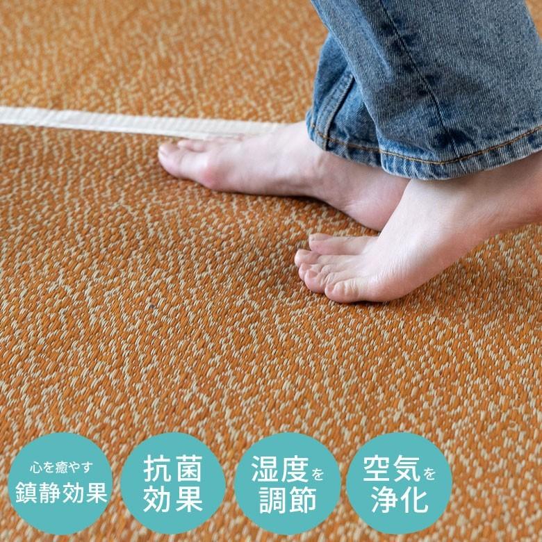 い草ラグ い草 ラグ 約 W 180cm D 180cm 薄手 抗カビ 消臭 鎮静 抗菌 天然素材 敷物 ひんやり 夏 和 和モダン インテリア 涼しい おしゃれ マット 99076 | ブランド登録なし | 07