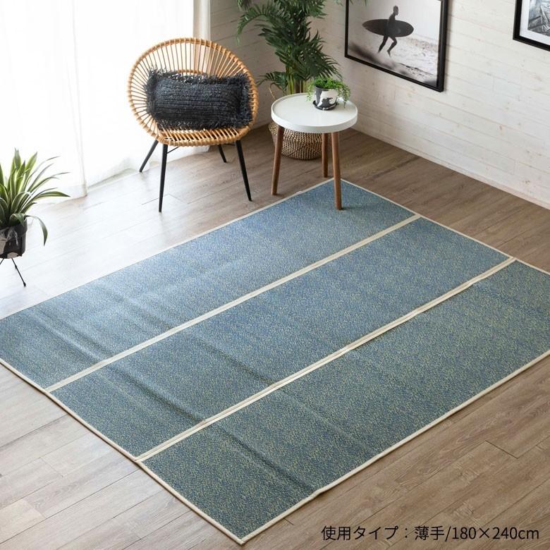 い草ラグ い草 ラグ 約 W 180cm D 180cm 薄手 抗カビ 消臭 鎮静 抗菌 天然素材 敷物 ひんやり 夏 和 和モダン インテリア 涼しい おしゃれ マット 99076 | ブランド登録なし | 11