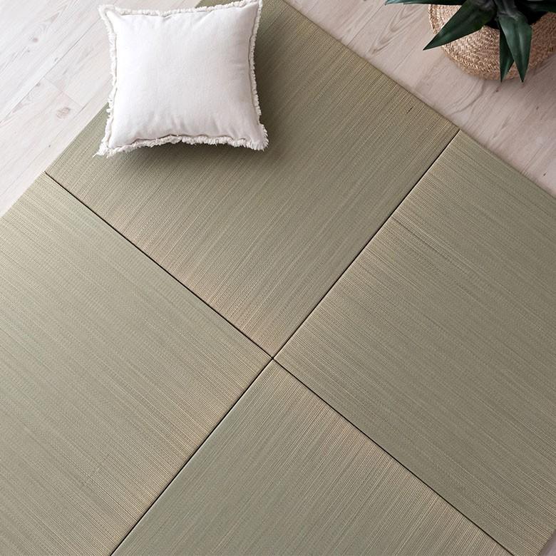 置き畳 い草 ユニット 畳 カラー 2枚セット 1畳 約 W 82cm D 82cm  H2.5cm 消臭 鎮静 抗菌 吸湿 放湿 空気浄化 さらさら 夏 和 和モダン 99088 | ブランド登録なし | 15