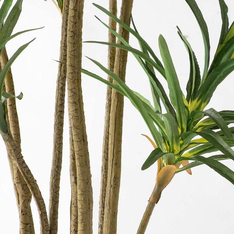 フェイクグリーン ユッカ 鉢付き 観葉植物 グリーン アーティフィシャルプランツ フェイクプランツ ポット付き ボタニカル インテリア カフェ 店舗 99091 | ブランド登録なし | 06