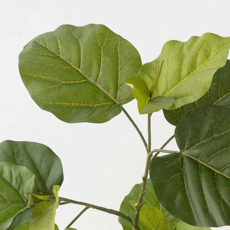 フェイクグリーン フィカス ウンベラータ 鉢付 観葉植物 グリーン アーティフィシャルプランツ フェイクプランツ ポット付 ボタニカル インテリア カフェ 99092 | ブランド登録なし | 01