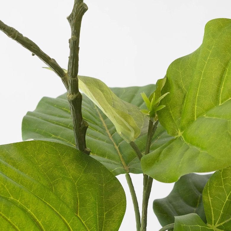 フェイクグリーン フィカス ウンベラータ 鉢付 観葉植物 グリーン アーティフィシャルプランツ フェイクプランツ ポット付 ボタニカル インテリア カフェ 99092 | ブランド登録なし | 15