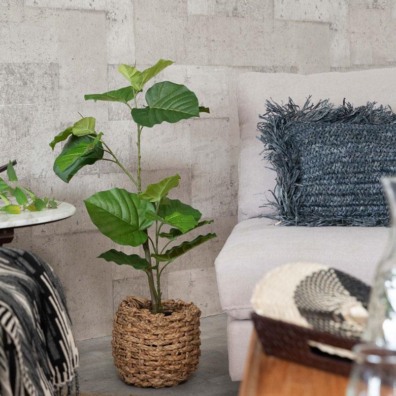 フェイクグリーン フィカス ウンベラータ 鉢付 観葉植物 グリーン アーティフィシャルプランツ フェイクプランツ ポット付 ボタニカル インテリア カフェ 99092 | ブランド登録なし | 16