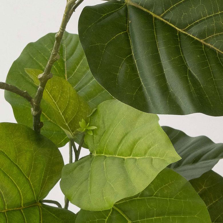 フェイクグリーン フィカス ウンベラータ 鉢付 観葉植物 グリーン アーティフィシャルプランツ フェイクプランツ ポット付 ボタニカル インテリア カフェ 99092 | ブランド登録なし | 17