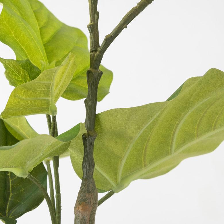 フェイクグリーン フィカス ウンベラータ 鉢付 観葉植物 グリーン アーティフィシャルプランツ フェイクプランツ ポット付 ボタニカル インテリア カフェ 99092 | ブランド登録なし | 06