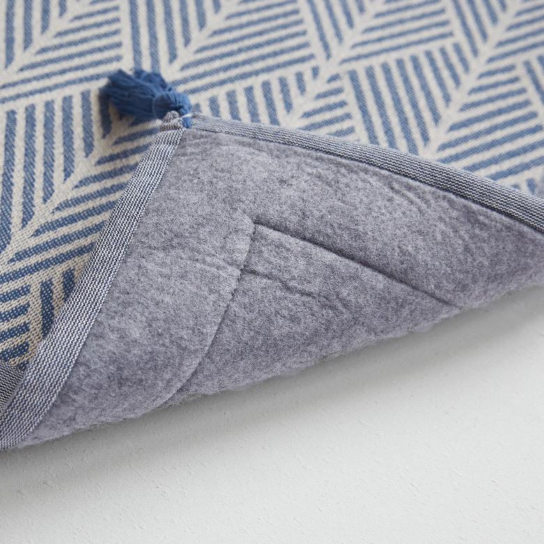 ラグ マット 185×185cm 綿 正方形 ウォッシャブル 春 夏 秋 冬 夏用 手織り 洗える コットン 通気性 ホットカーペット対応 オールシーズン 北欧 おしゃれ 99096 | HAGiHARA | 16