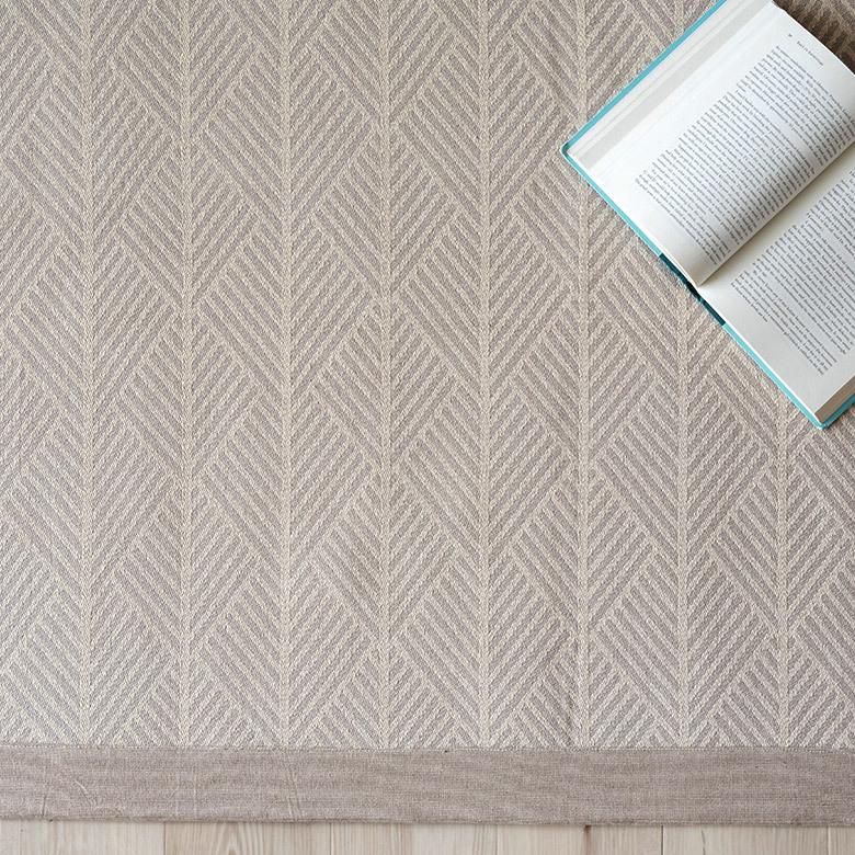 ラグ マット 185×185cm 綿 正方形 ウォッシャブル 春 夏 秋 冬 夏用 手織り 洗える コットン 通気性 ホットカーペット対応 オールシーズン 北欧 おしゃれ 99096 | HAGiHARA | 10