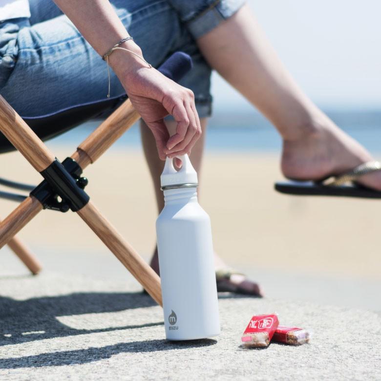 ステンレスボトル 500ml以上の530ml 水筒 ステンレス製 ボトル 軽量 シングルウォール ブラック シルバー ホワイト MIZU Party Cup キッチン用品 99500 | ブランド登録なし | 18
