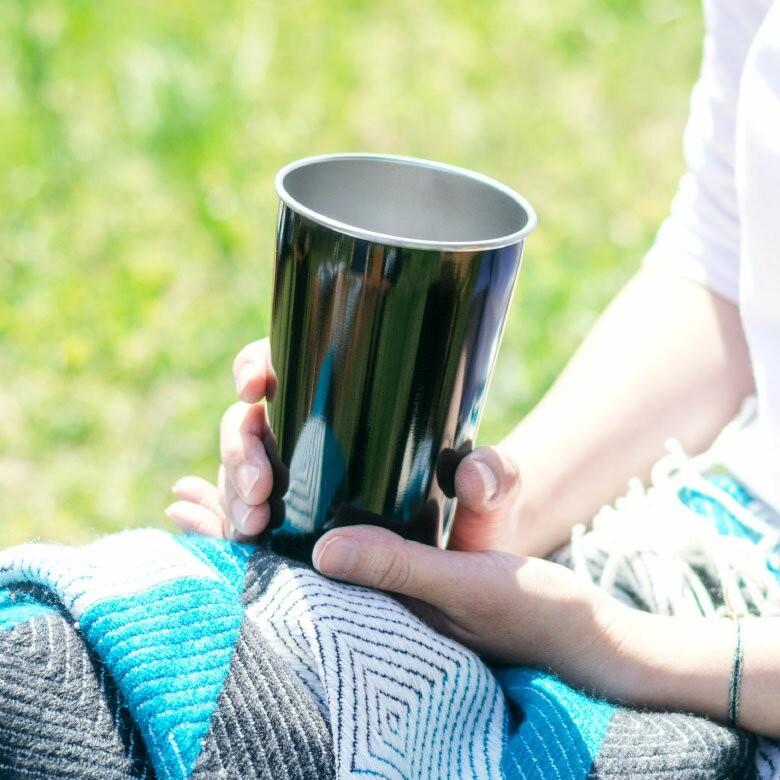 タンブラー ビアカップ コップ ステンレス製 グラス カップ 480ml ブラック シルバー キャンプグッズ BBQ おしゃれ かっこいい MIZU Party Cup キッチン 99501 | ブランド登録なし | 02