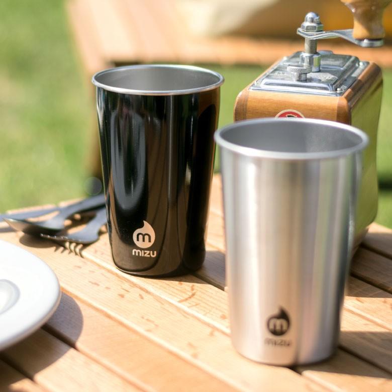 タンブラー ビアカップ コップ ステンレス製 グラス カップ 480ml ブラック シルバー キャンプグッズ BBQ おしゃれ かっこいい MIZU Party Cup キッチン 99501 | ブランド登録なし | 04