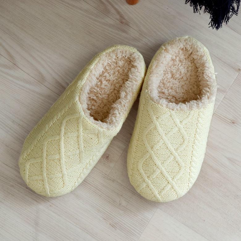 スリッパ ルームシューズ ニット 室内履き ホワイト グレー レディース メンズ シンプル 網目模様 おしゃれ 北欧 99600 | ブランド登録なし | 06